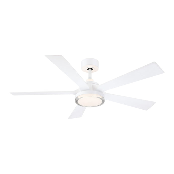 Fanimation FPD8570 TorchAire 52" Indoor/Outdoor Ceiling Fan with LED Light Kit - Matte White