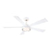 Fanimation FPD8570 TorchAire 52" Indoor/Outdoor Ceiling Fan with LED Light Kit - Matte White