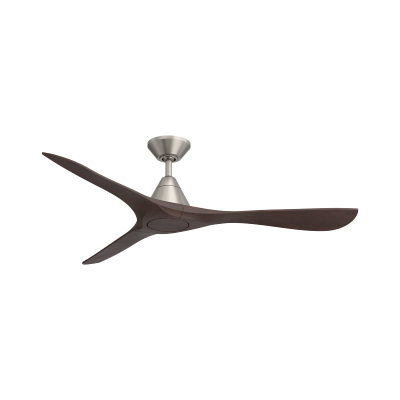 Modern Forms FR-D2504-60 Carve 60" Ceiling Fan-Antique Nickel with Dark Walnut Blades