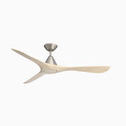 Modern Forms FR-D2504-60 Carve 60" Ceiling Fan-Antique Nickel with White Oak Blades