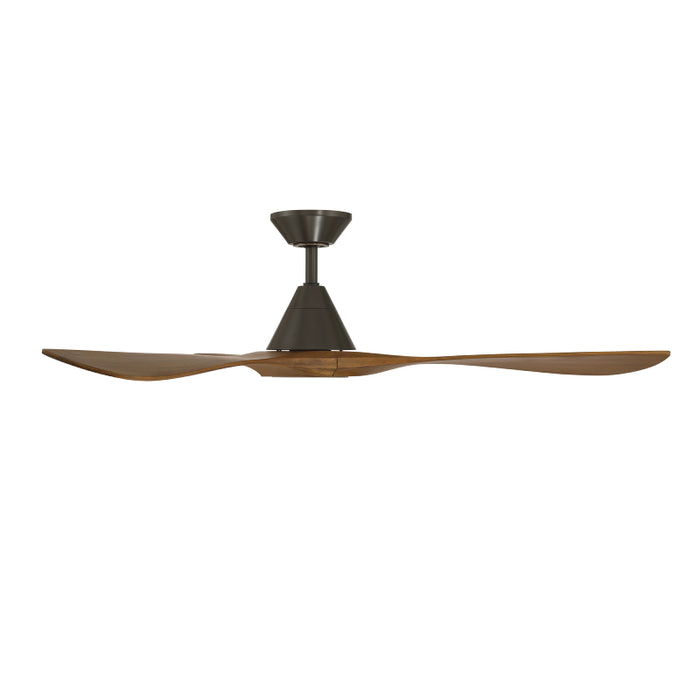 Modern Forms FR-D2504-60 Carve 60" Ceiling Fan - Bronze with Distressed Koa Blades
