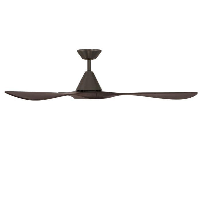 Modern Forms FR-D2504-60 Carve 60" Ceiling Fan - Bronze with Dark Walnut Blades