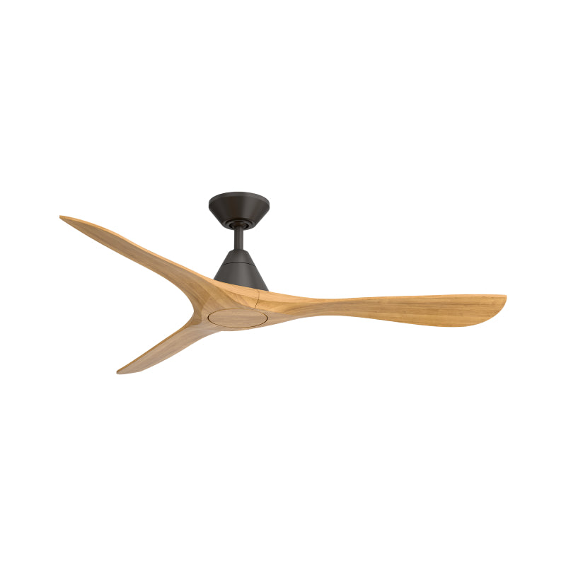Modern Forms FR-D2504-60 Carve 60" Ceiling Fan-Bronze with Honey Oak Blades