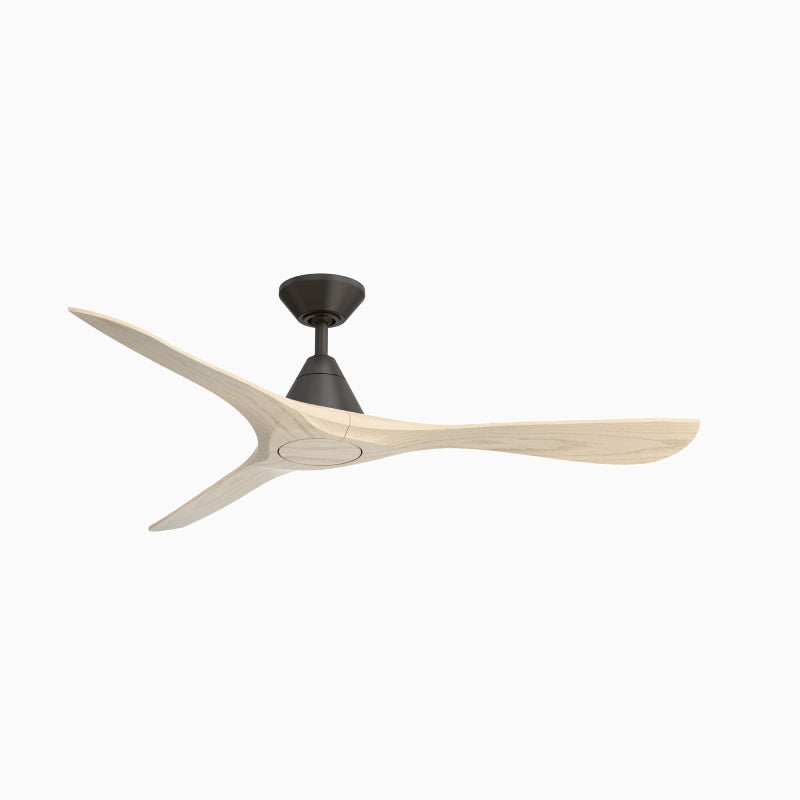 Modern Forms FR-D2504-60 Carve 60" Ceiling Fan-Bronze with White Oak Blades