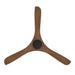 Modern Forms FR-D2504-60 Carve 60" Ceiling Fan - Matte Black with Distressed Koa Blades