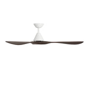 Modern Forms FR-D2504-60 Carve 60" Ceiling Fan - Matte White with Dark Walnut Blades