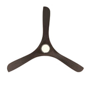 Modern Forms FR-D2504-60L Carve 60" Outdoor Ceiling Fan with LED Light Kit - Bronze with Dark Walnut Blades