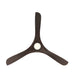 Modern Forms FR-D2504-60L Carve 60" Outdoor Ceiling Fan with LED Light Kit - Matte Black with Dark Walnut Blades