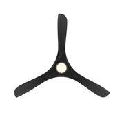 Modern Forms FR-D2504-60L Carve 60" Outdoor Ceiling Fan with LED Light Kit - Matte Black