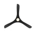 Modern Forms FR-D2504-60L Carve 60" Outdoor Ceiling Fan with LED Light Kit - Matte Black