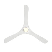Modern Forms FR-D2504-60L Carve 60" Outdoor Ceiling Fan with LED Light Kit - Matte White