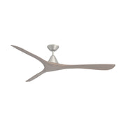 Modern Forms FR-D2504-72 Carve 72" Ceiling Fan - Antique Nickel with Distressed Koa Blades