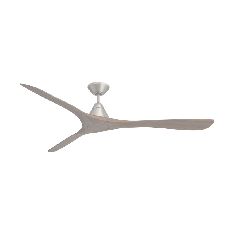 Modern Forms FR-D2504-72 Carve 72" Ceiling Fan - Antique Nickel with Distressed Koa Blades