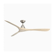 Modern Forms FR-D2504-72 Carve 72" Ceiling Fan - Antique Nickel with White Oak Blades