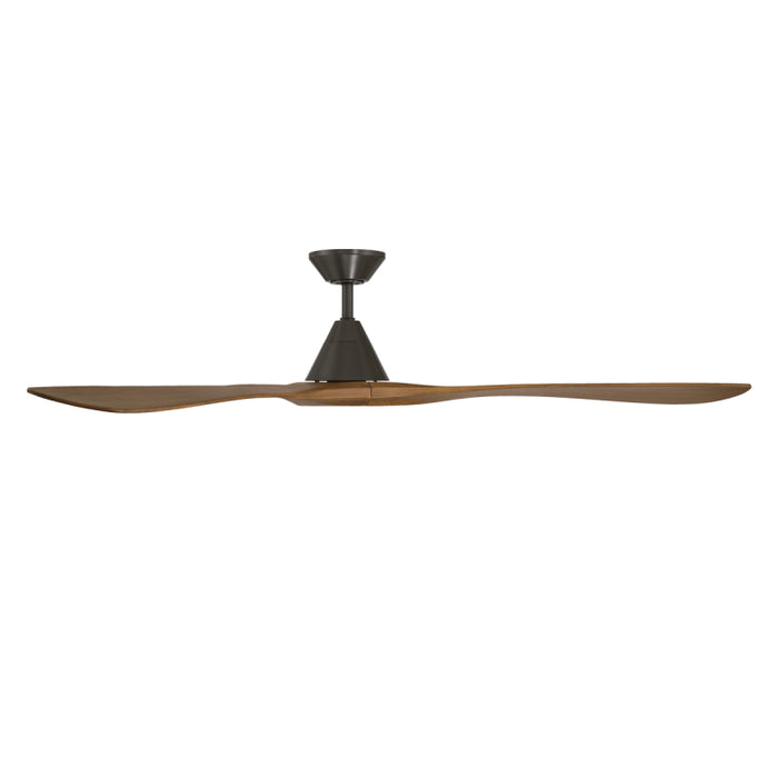 Modern Forms FR-D2504-72 Carve 72" Ceiling Fan - Bronze with Distressed Koa Blades