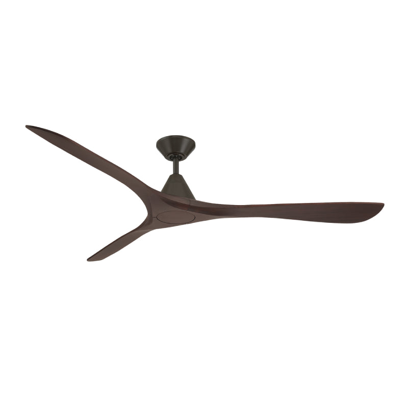 Modern Forms FR-D2504-72 Carve 72" Ceiling Fan - Bronze with Dark Walnut Blades