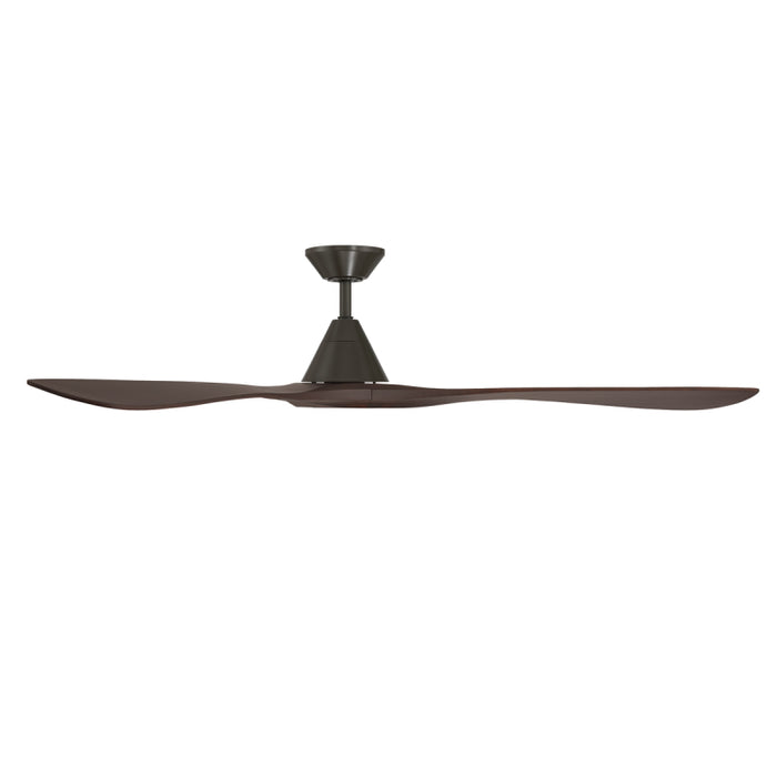 Modern Forms FR-D2504-72 Carve 72" Ceiling Fan - Bronze with Dark Walnut Blades