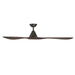 Modern Forms FR-D2504-72 Carve 72" Ceiling Fan - Bronze with Dark Walnut Blades