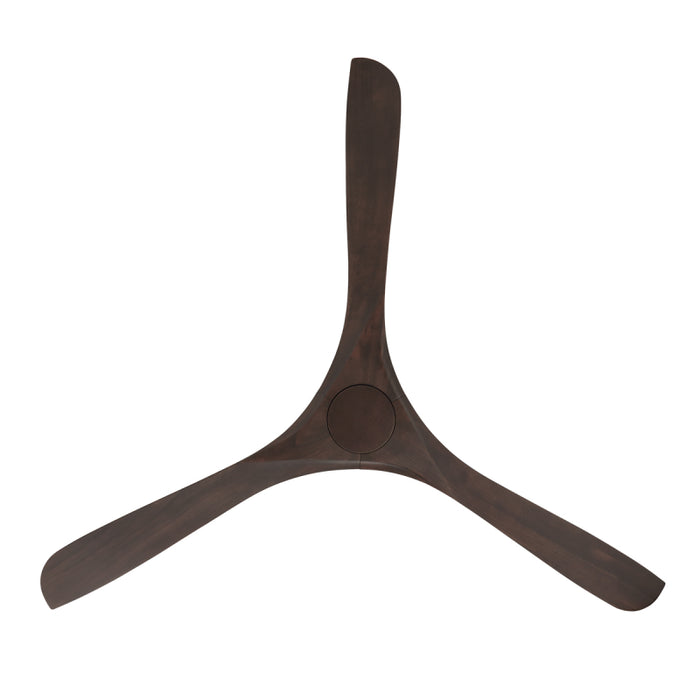 Modern Forms FR-D2504-72 Carve 72" Ceiling Fan - Bronze with Dark Walnut Blades