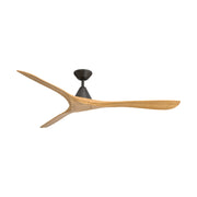 Modern Forms FR-D2504-72 Carve 72" Ceiling Fan - Bronze with Honey Oak Blades