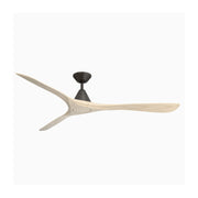 Modern Forms FR-D2504-72 Carve 72" Ceiling Fan - Bronze with White Oak Blades