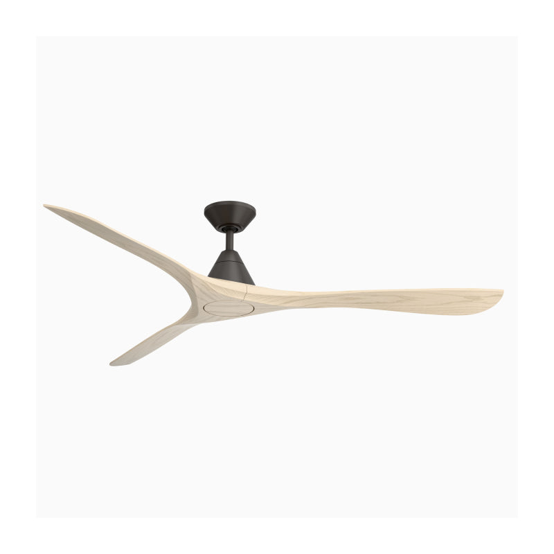 Modern Forms FR-D2504-72 Carve 72" Ceiling Fan - Bronze with White Oak Blades
