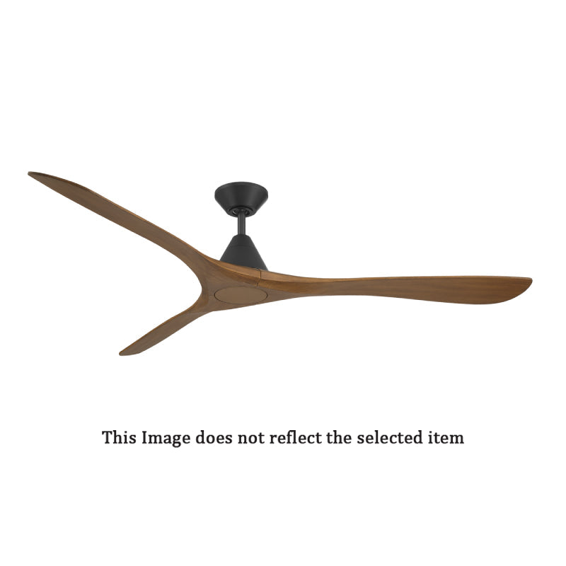 Modern Forms FR-D2504-72 Carve 72" Ceiling Fan - Matte Black with Dark Walnut Blades