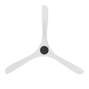 Modern Forms FR-D2504-72 Carve 72" Ceiling Fan - Matte Black with Matte White Blades