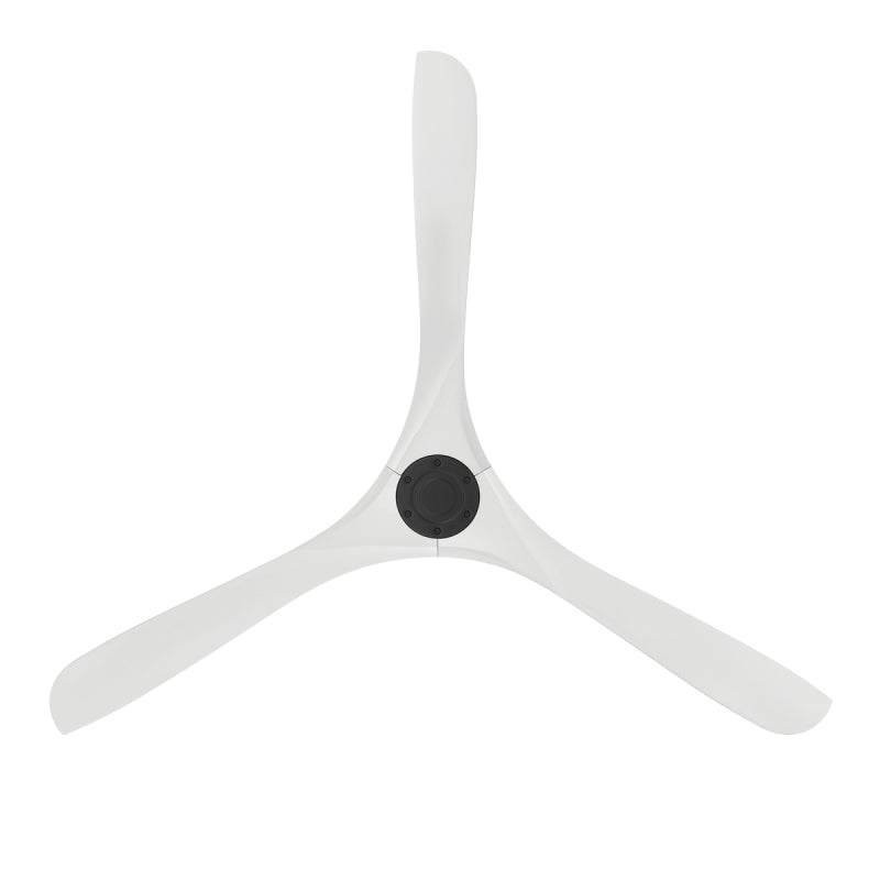 Modern Forms FR-D2504-72 Carve 72" Ceiling Fan - Matte Black with Matte White Blades