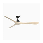 Modern Forms FR-D2504-72 Carve 72" Ceiling Fan - Matte Black with White Oak Blades