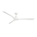 Modern Forms FR-D2504-72 Carve 72" Ceiling Fan - Matte White