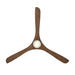 Modern Forms FR-D2504-72L Carve 72" Outdoor Ceiling Fan with LED Light Kit - Matte White with Distressed Koa Blades