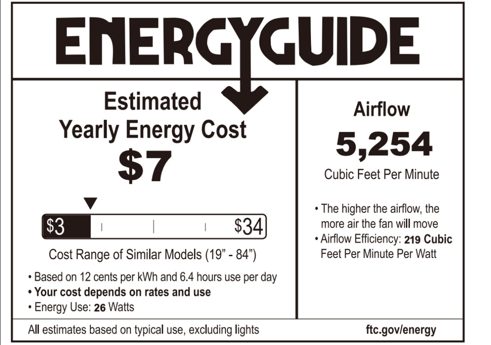 Modern Forms FR-D2504-72L Carve 72" Outdoor Ceiling Fan with LED Light Kit