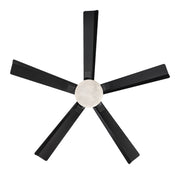 Modern Forms FR-D2603-56 Radiant 56" Ceiling Fan with LED Light Kit - Matte Black with Matte Black Blades/Alabaster