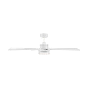 Modern Forms FR-D2603-56 Radiant 56" Ceiling Fan with LED Light Kit - Matte White with Matte White Blades/K5 Crystal