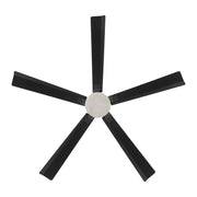 Modern Forms FR-D2603-64 Radiant 64" Ceiling Fan with LED Light Kit - Matte Black with Matte Black Blades/Alabaster