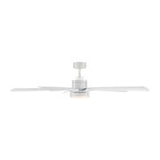 Modern Forms FR-D2603-64 Radiant 64" Ceiling Fan with LED Light Kit - Matte White with Matte White Blades/Alabaster