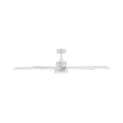 Modern Forms FR-D2603-64 Radiant 64" Ceiling Fan with LED Light Kit - Matte White with Matte White Blades/K5 Crystal
