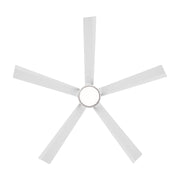 Modern Forms FR-D2603-64 Radiant 64" Ceiling Fan with LED Light Kit - Matte White with Matte White Blades/Acrylic