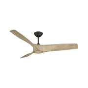 Modern Forms FR-W2006-62L Zephyr 62" Ceiling Fan with LED Light Kit - Bronze with White Oak Blades