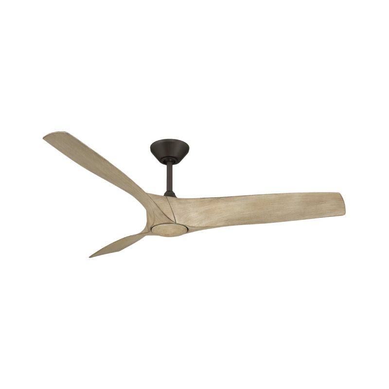 Modern Forms FR-W2006-62L Zephyr 62" Ceiling Fan with LED Light Kit - Bronze with White Oak Blades