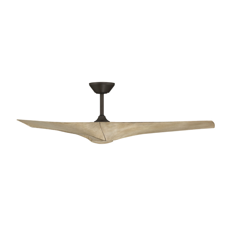Modern Forms FR-W2006-62L Zephyr 62" Ceiling Fan with LED Light Kit - Bronze with White Oak Blades