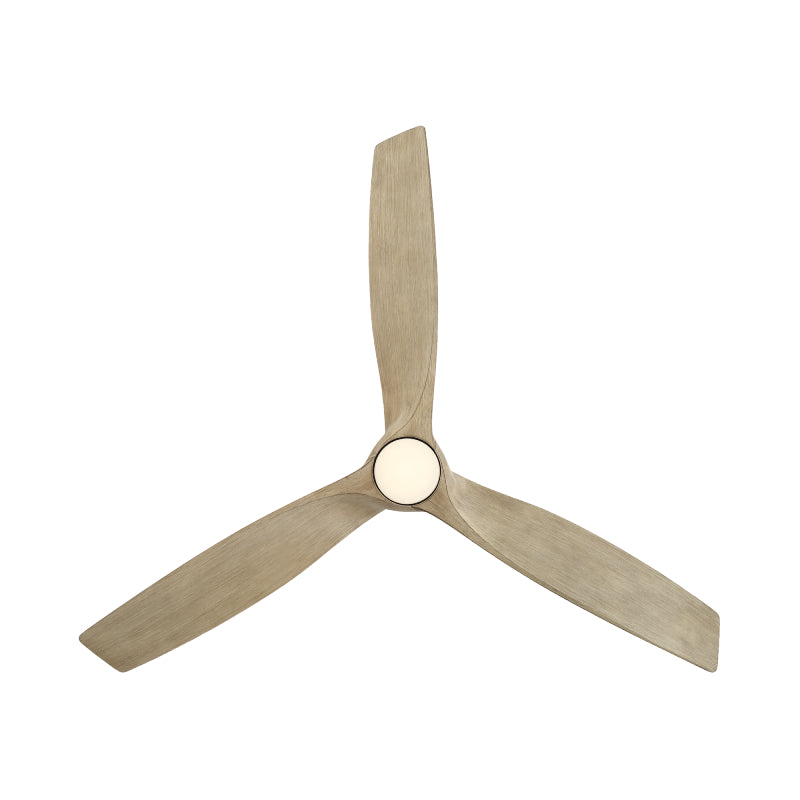 Modern Forms FR-W2006-72L Zephyr 72" Outdoor Ceiling Fan with LED Light Kit - Bronze with White Oak Blades