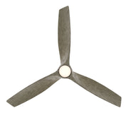 Modern Forms FR-W2006-72L Zephyr 72" Outdoor Ceiling Fan with LED Light Kit - Graphite with Weathered Wood Blades