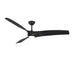 Modern Forms FR-W2006-72L Zephyr 72" Outdoor Ceiling Fan with LED Light Kit - Matte Black