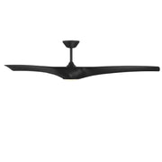 Modern Forms FR-W2006-72L Zephyr 72" Outdoor Ceiling Fan with LED Light Kit - Matte Black