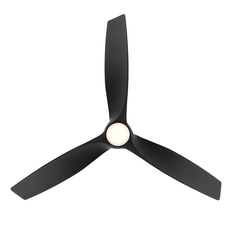 Modern Forms FR-W2006-72L Zephyr 72" Outdoor Ceiling Fan with LED Light Kit - Matte Black