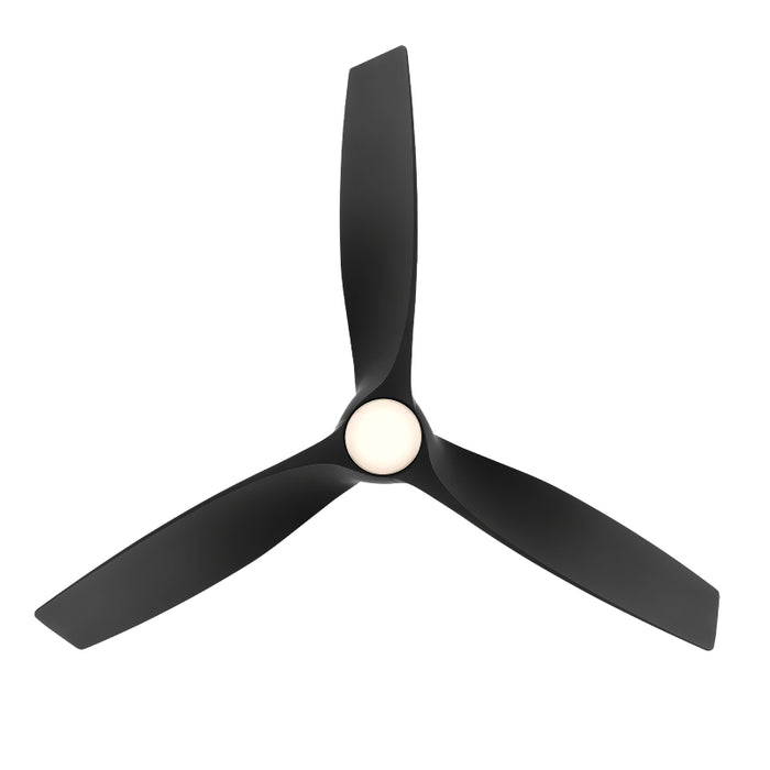 Modern Forms FR-W2006-72L Zephyr 72" Outdoor Ceiling Fan with LED Light Kit - Matte Black