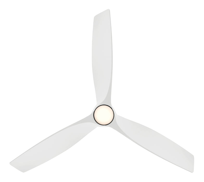 Modern Forms FR-W2006-72L Zephyr 72" Outdoor Ceiling Fan with LED Light Kit - Matte White