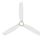 Modern Forms FR-W2006-72L Zephyr 72" Outdoor Ceiling Fan with LED Light Kit - Matte White